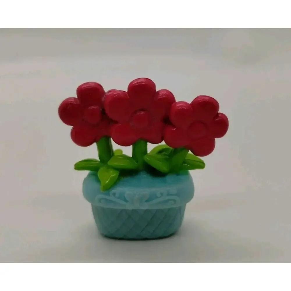 Calico Critters Sylvanian Families Li'l Woodzeez Flowerpot Replacement Pink Blue